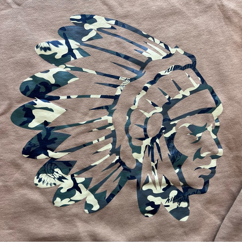 Hustle Gang Signature Headdress Graphic Crewneck Sweatshirt - Picture 2 of 10